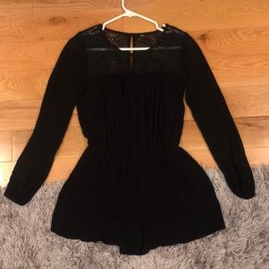 Long sleeve romper